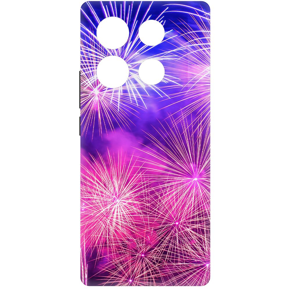 

Чехол-накладка Krutoff Soft Case Салют для INFINIX Note 40 Pro черный
