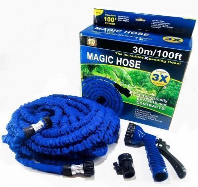 

Шланг Xhose 60 m (Икс Хоз, Икс Хоуз) лейка в комплекте, Синий
