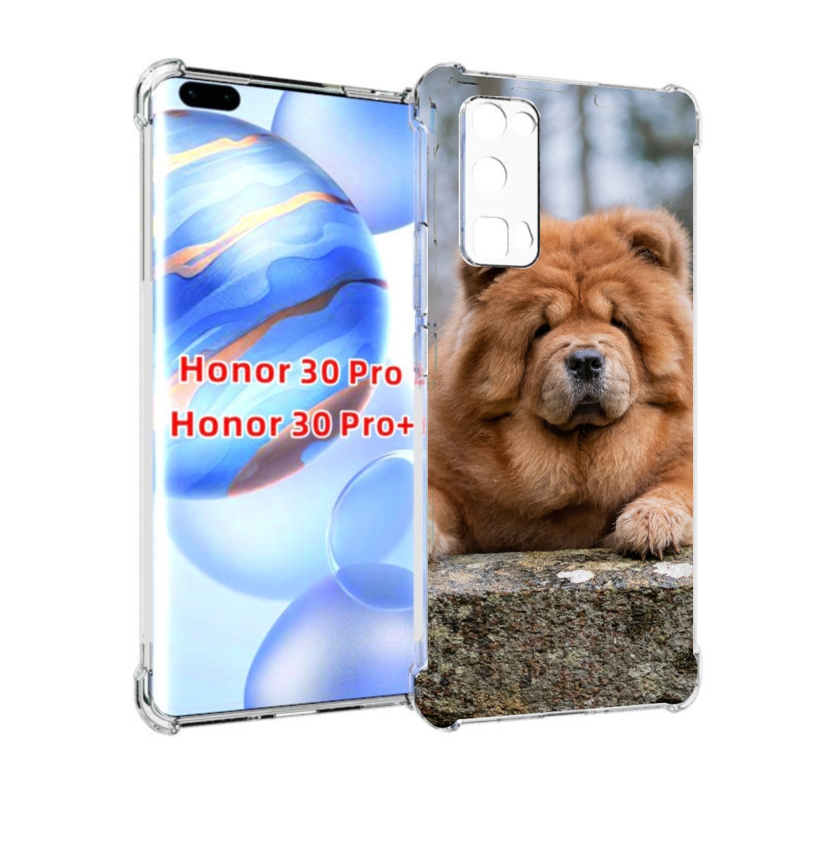 

Чехол бампер MyPads чау чау для Honor 30 Pro, Прозрачный, Tocco