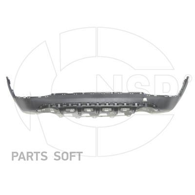 

NSP NSP0286612F1000 Накладка бампера заднего (юбка) KIA Sportage IV (16-)