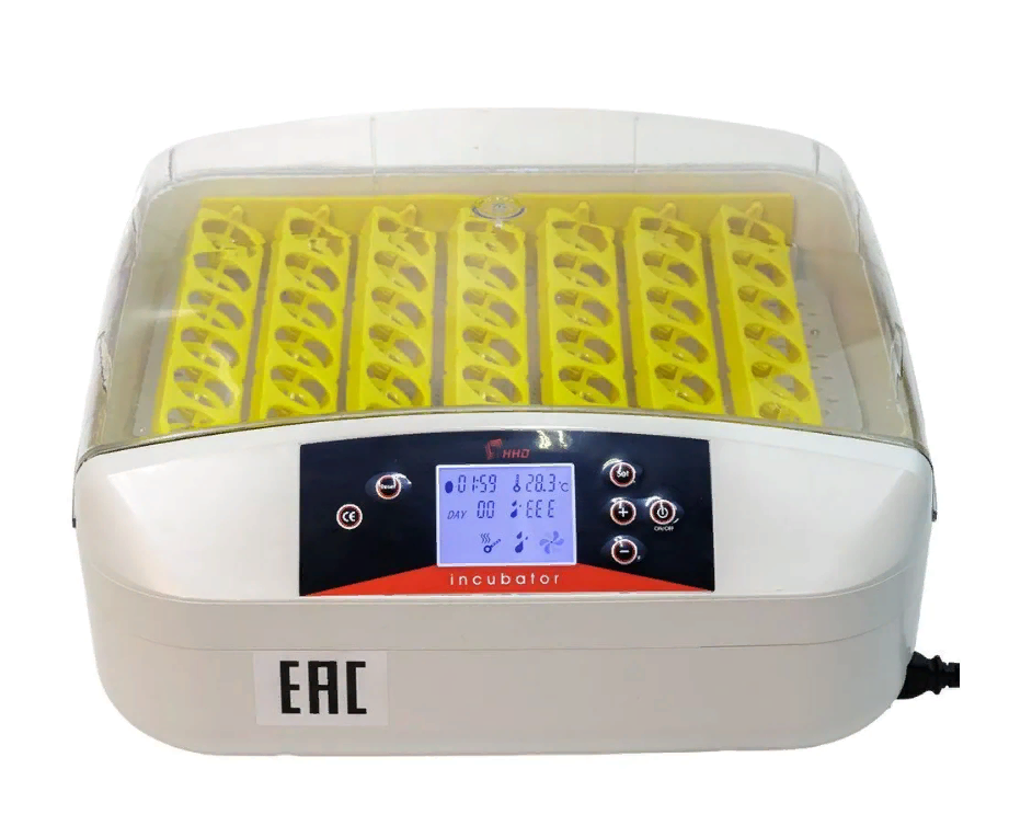 Инкубатор для яиц HHD 56A бежевый 53,6х24х50 см 4 кг