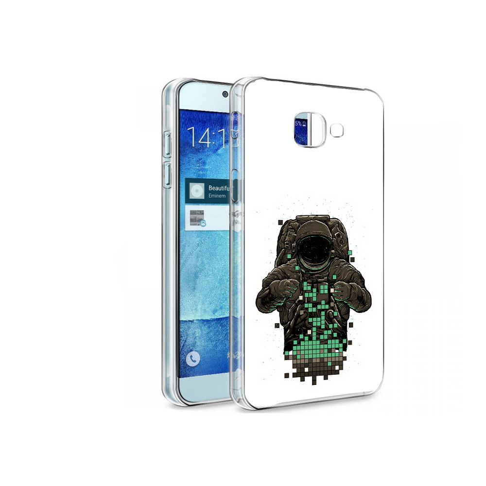 

Чехол MyPads Tocco для Samsung Galaxy A8 космонавт с пикселями, Tocco