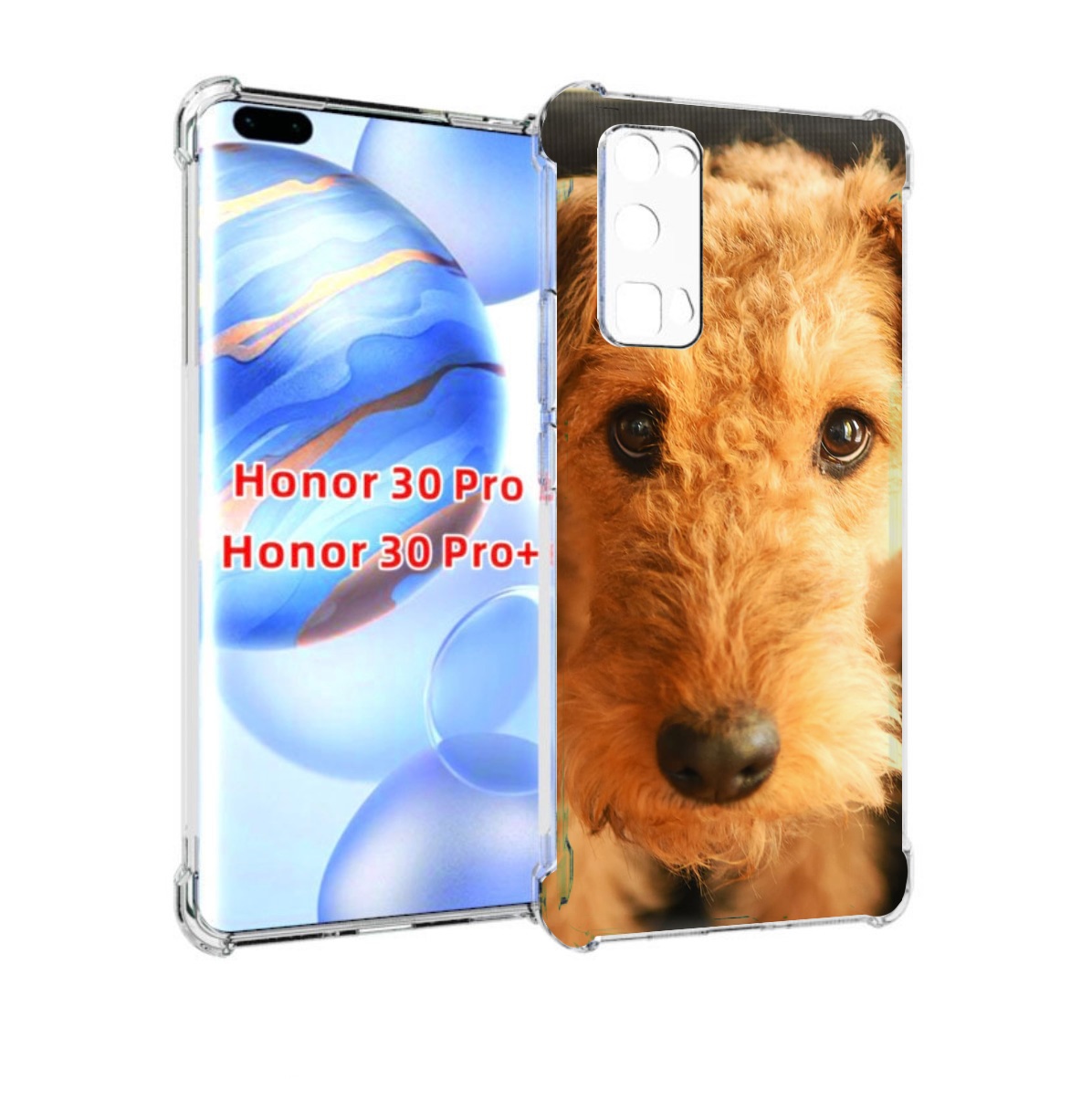 

Чехол бампер MyPads эрдельтерьер для Honor 30 Pro, Прозрачный, Tocco