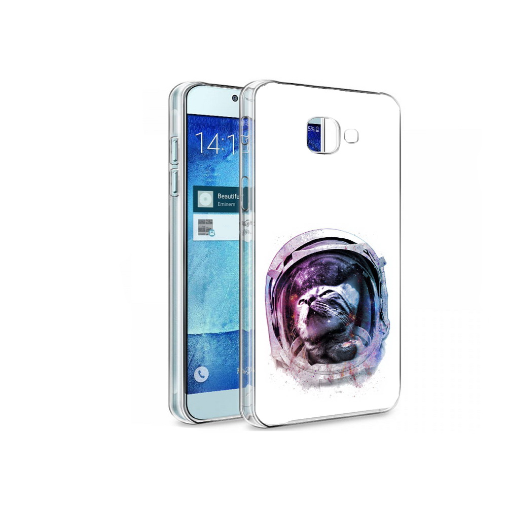 

Чехол MyPads Tocco для Samsung Galaxy A8 кот в шлеме, Tocco