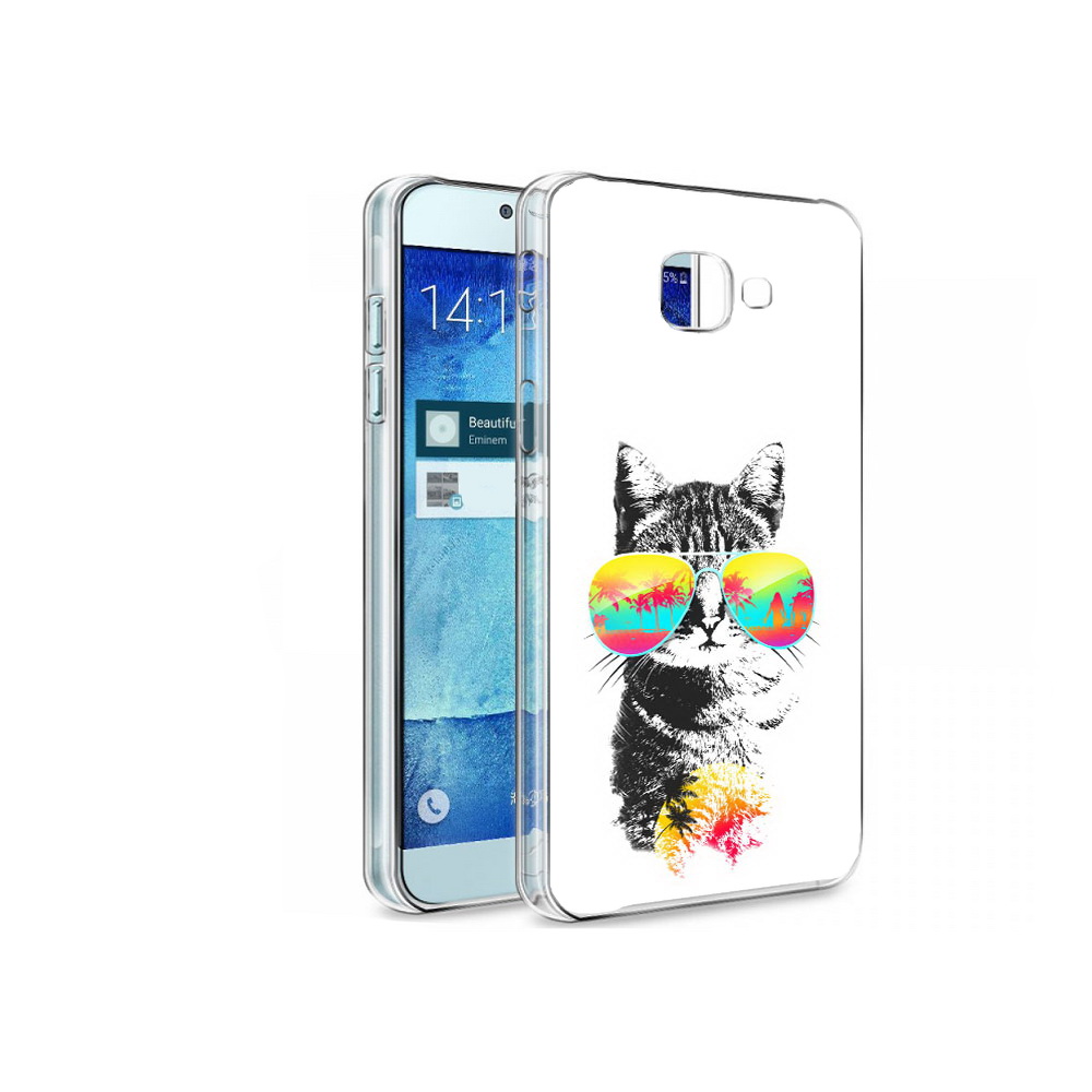 

Чехол MyPads Tocco для Samsung Galaxy A8 крутой кот, Tocco