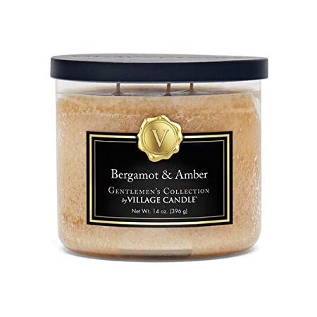 фото Ароматическая свеча village candle "bergamot & amber", чаша, средняя