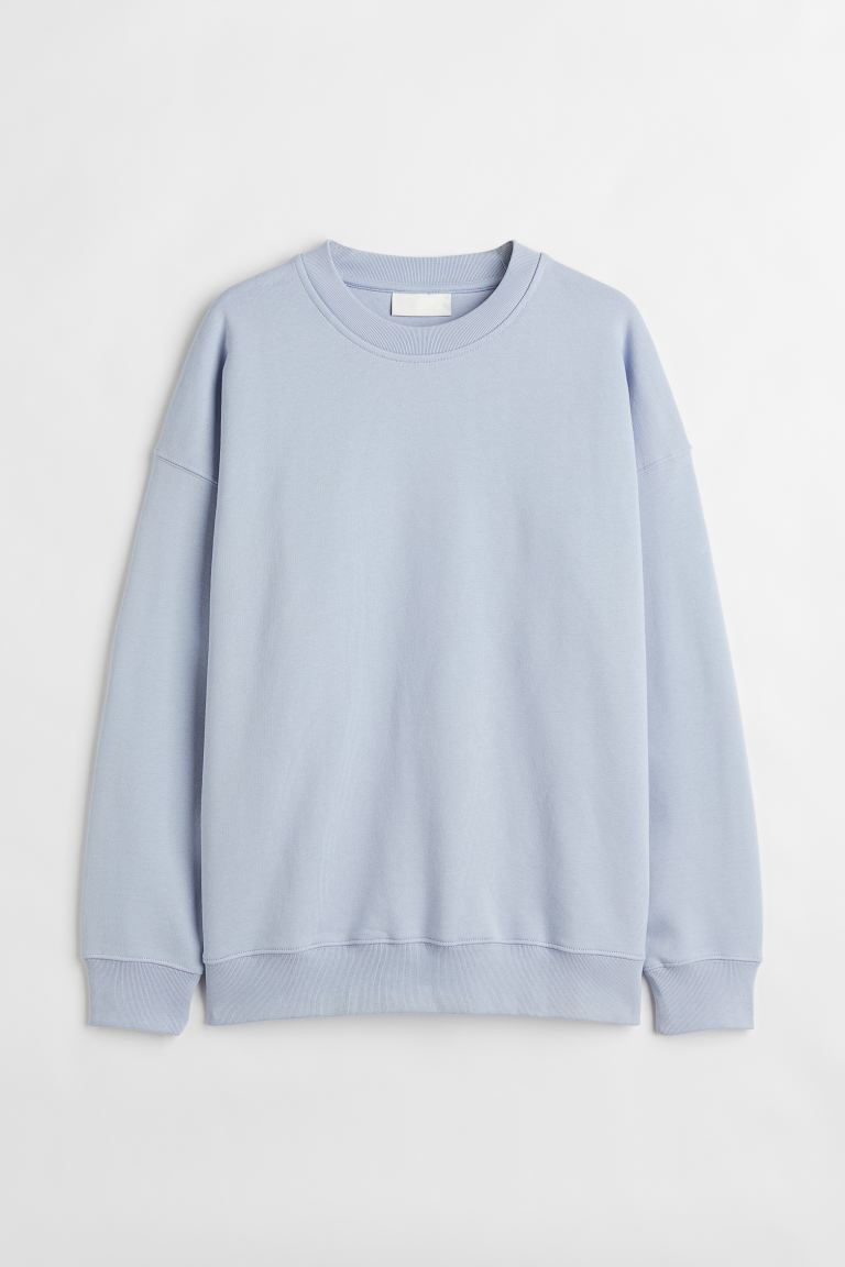 

Свитшот мужской H&M 1035204005 синий M (доставка из-за рубежа), 1035204005