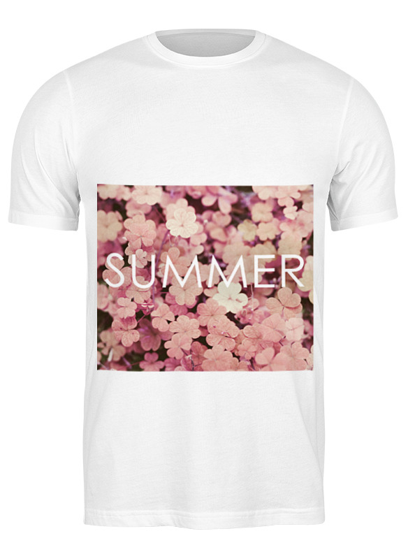 

Футболка мужская Printio Summer белая S, Белый, Summer