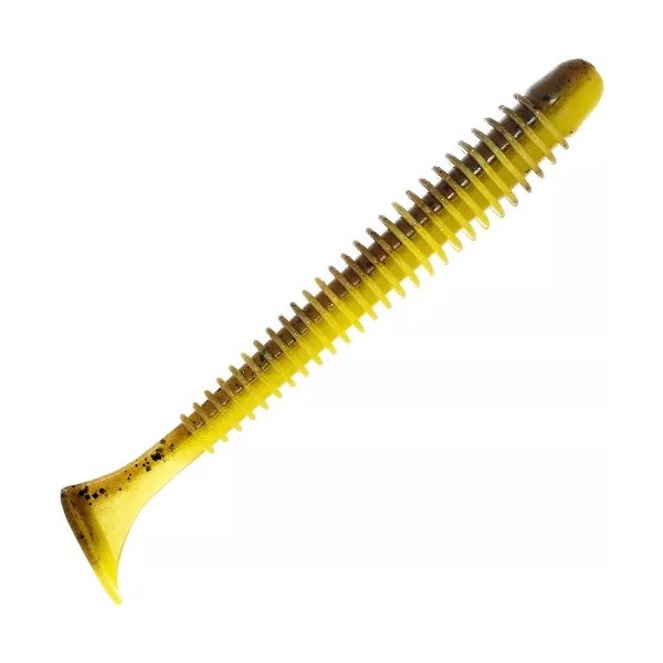 

Приманка Keitech Swing Impact 4 PAL#10 10см. 8шт., Коричневый;желтый, Swing Impact