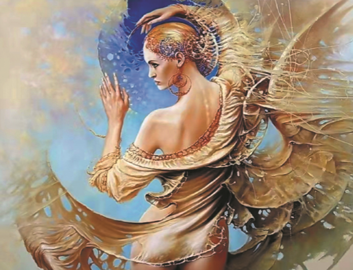

Алмазная мозаика DVEKARTINKI HWA Девушка-стихия 40x50, подрамник, Девушка-стихия