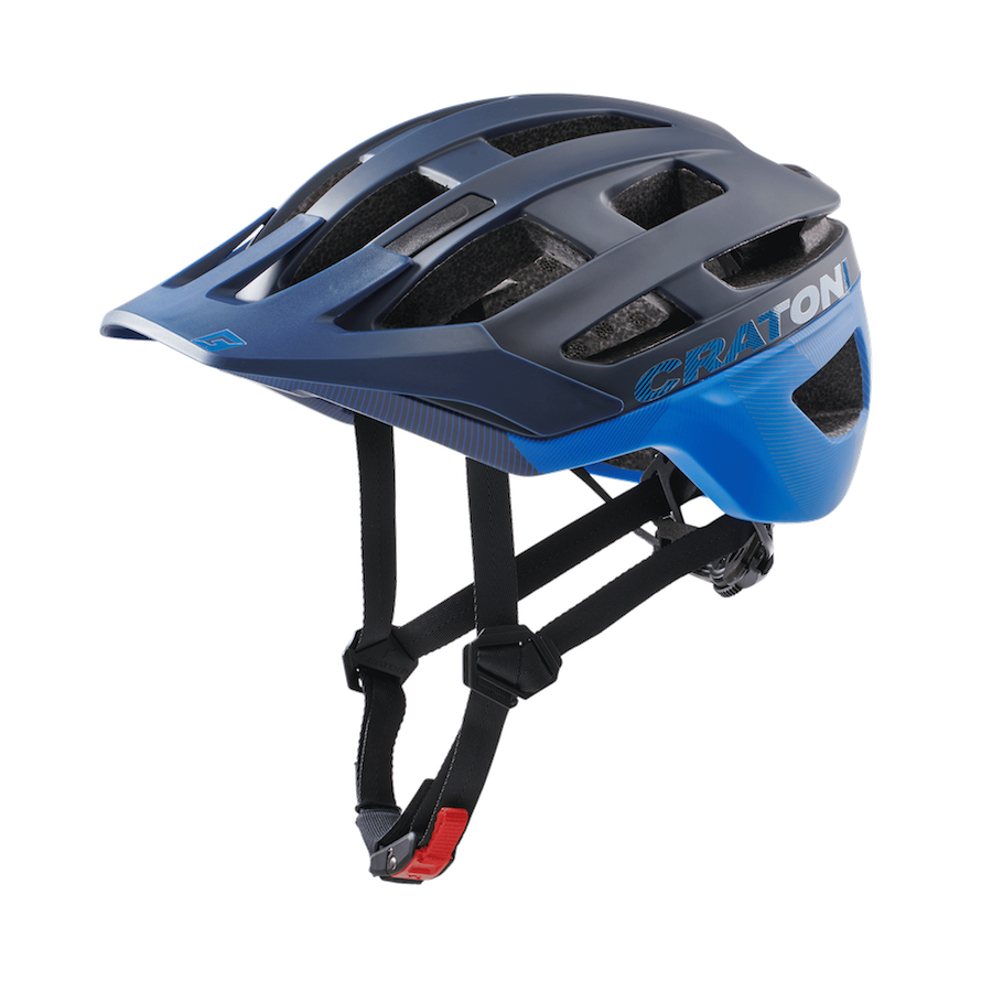 фото Велосипедный шлем cratoni allrace, blue matt, m/l