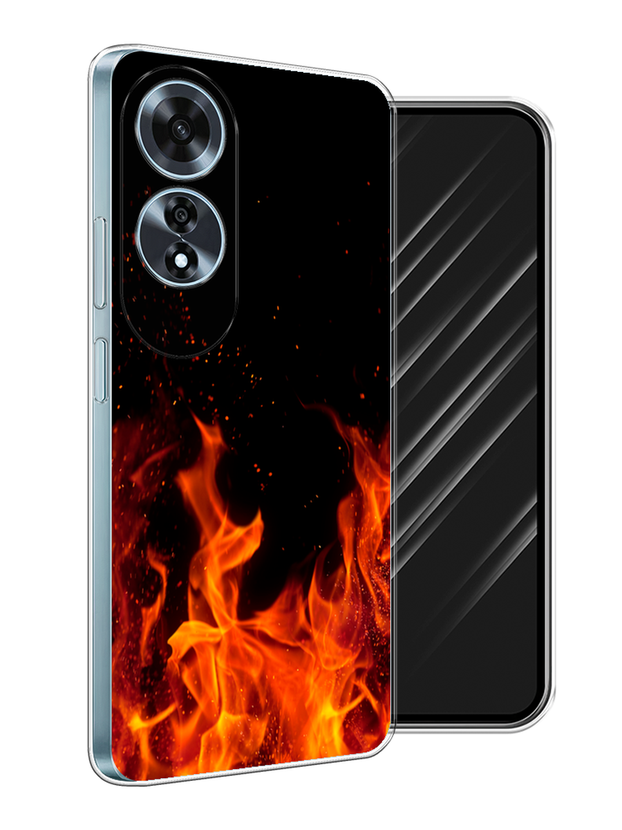 

Чехол Awog на Oppo A60 "Все в огне", Оранжевый;черный, 2516950-1