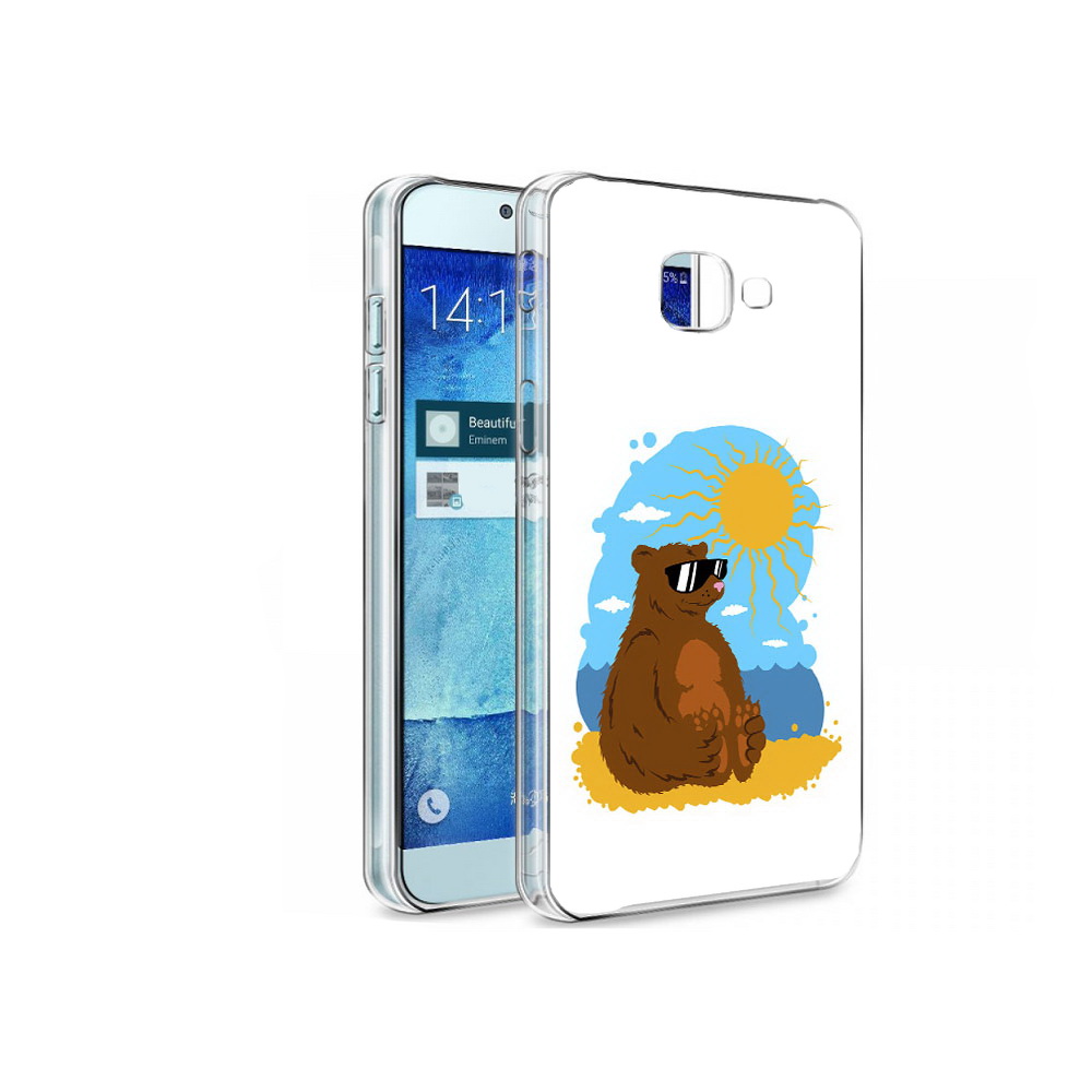 

Чехол MyPads Tocco для Samsung Galaxy A8 медведь на чиле, Tocco