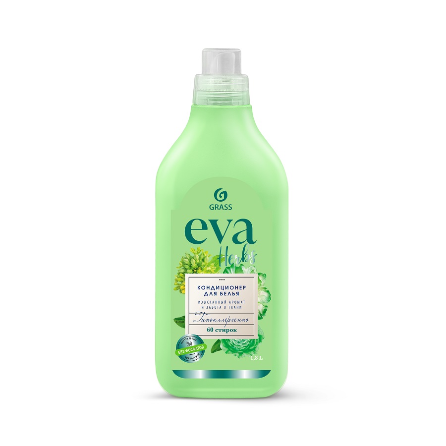 фото Кондиционер ополаскиватель для стирки grass eva herbs 1,8л