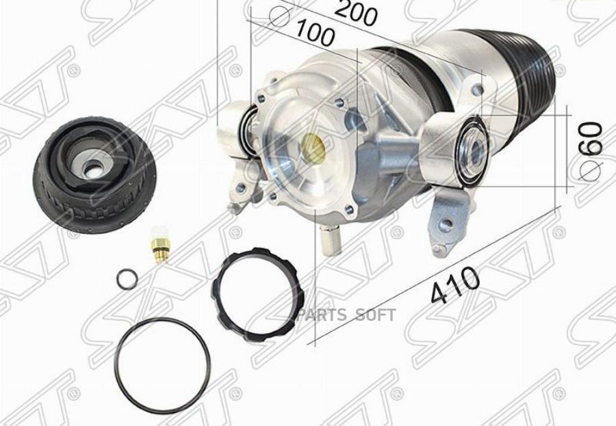 Пневмобаллон задний AUDI Q7 (4L) / VW TOUAREG (7P) 05.11- LH