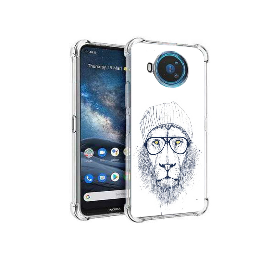 

Чехол MyPads Tocco для Nokia X100 хиппи лев (PT227057.109.663), Прозрачный, Tocco