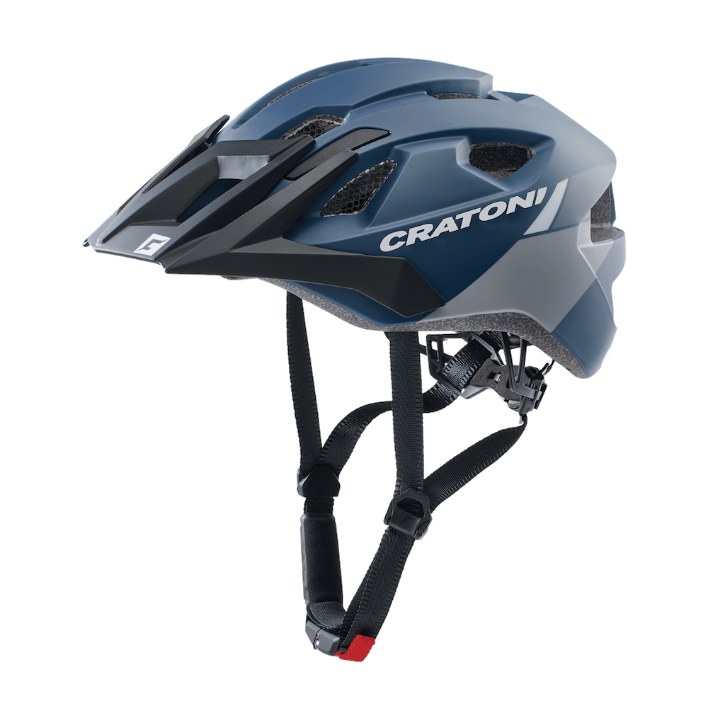 фото Велосипедный шлем cratoni allride, blue/grey matt, one size