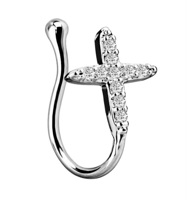 

Пирсинг унисекс 4Love4You PR-NS-005 серебристый, PR-NS-005