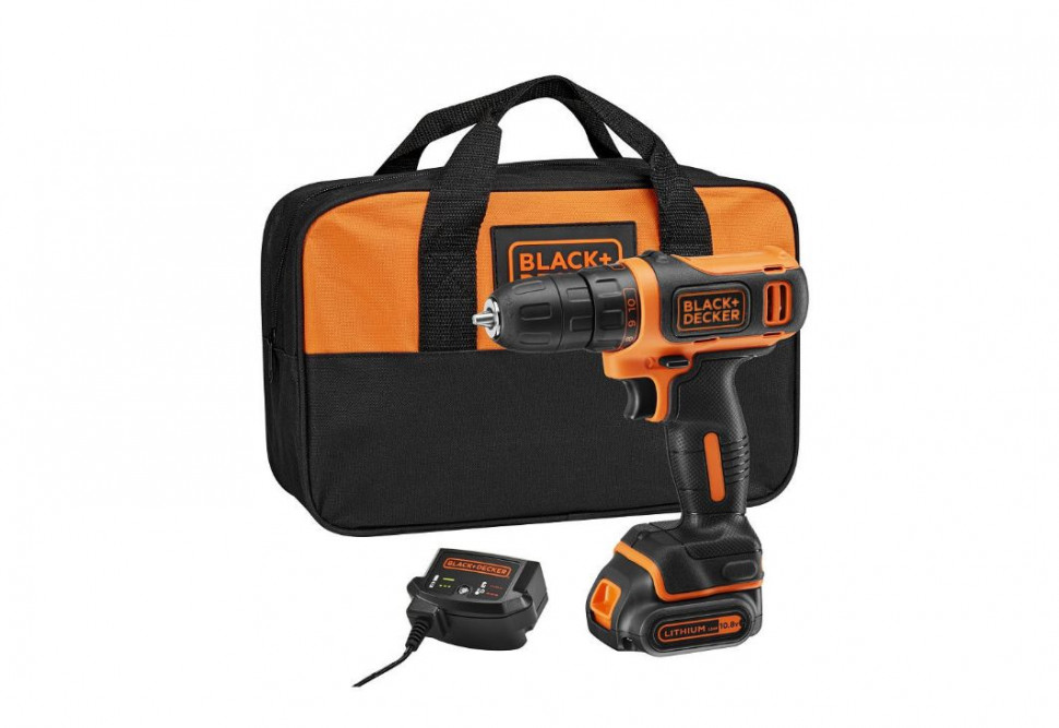 

Аккумуляторная дрель-шуруповерт BLACK+DECKER KFBCD600C1S-QW