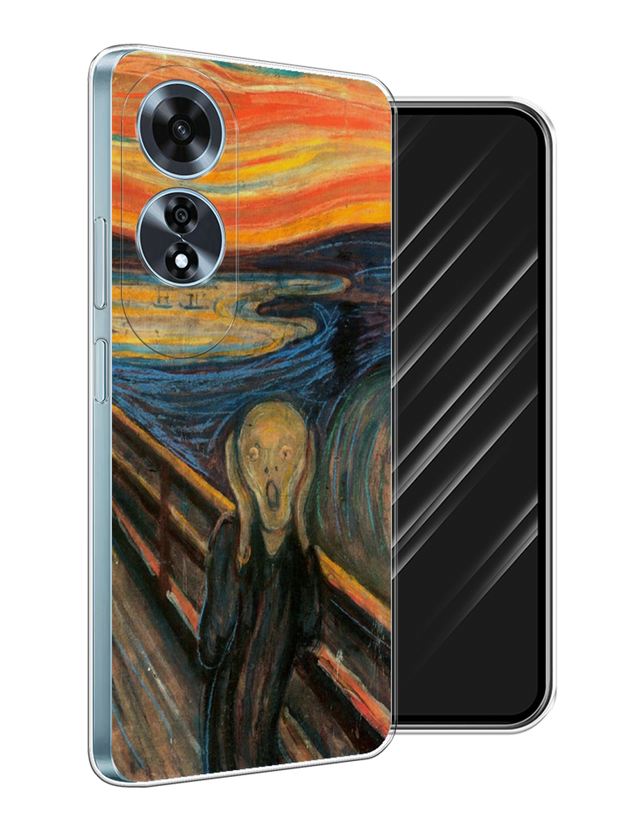 

Чехол Awog на Oppo A60 "Крик", Оранжевый;синий;серый, 2516950-1