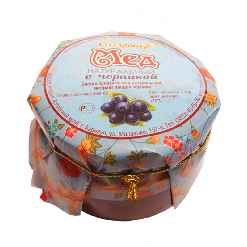 

Мёд Алтай Старовер Черника, 250 г, Черника