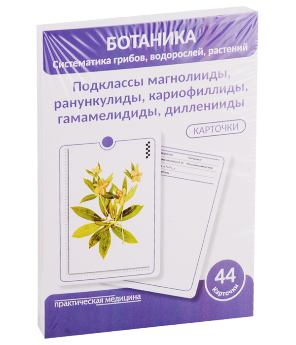

Ботаника. Систематика грибов, водорослей, растений. Подклассы магнолииды, ранунку...