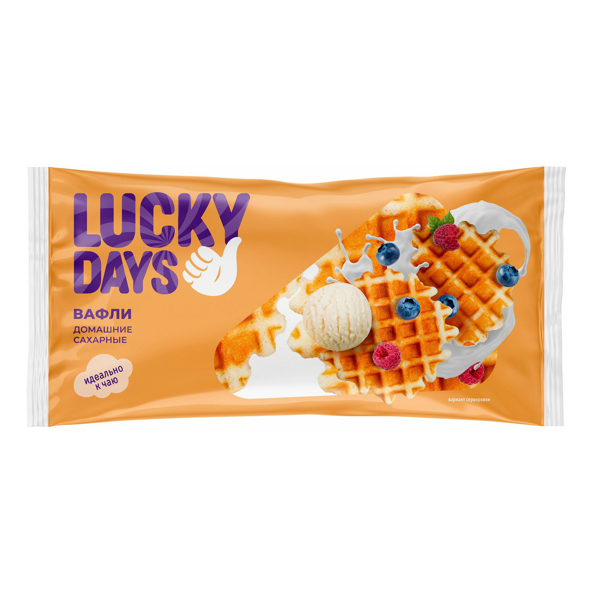 Вафли Lucky Days классические домашние 150 г