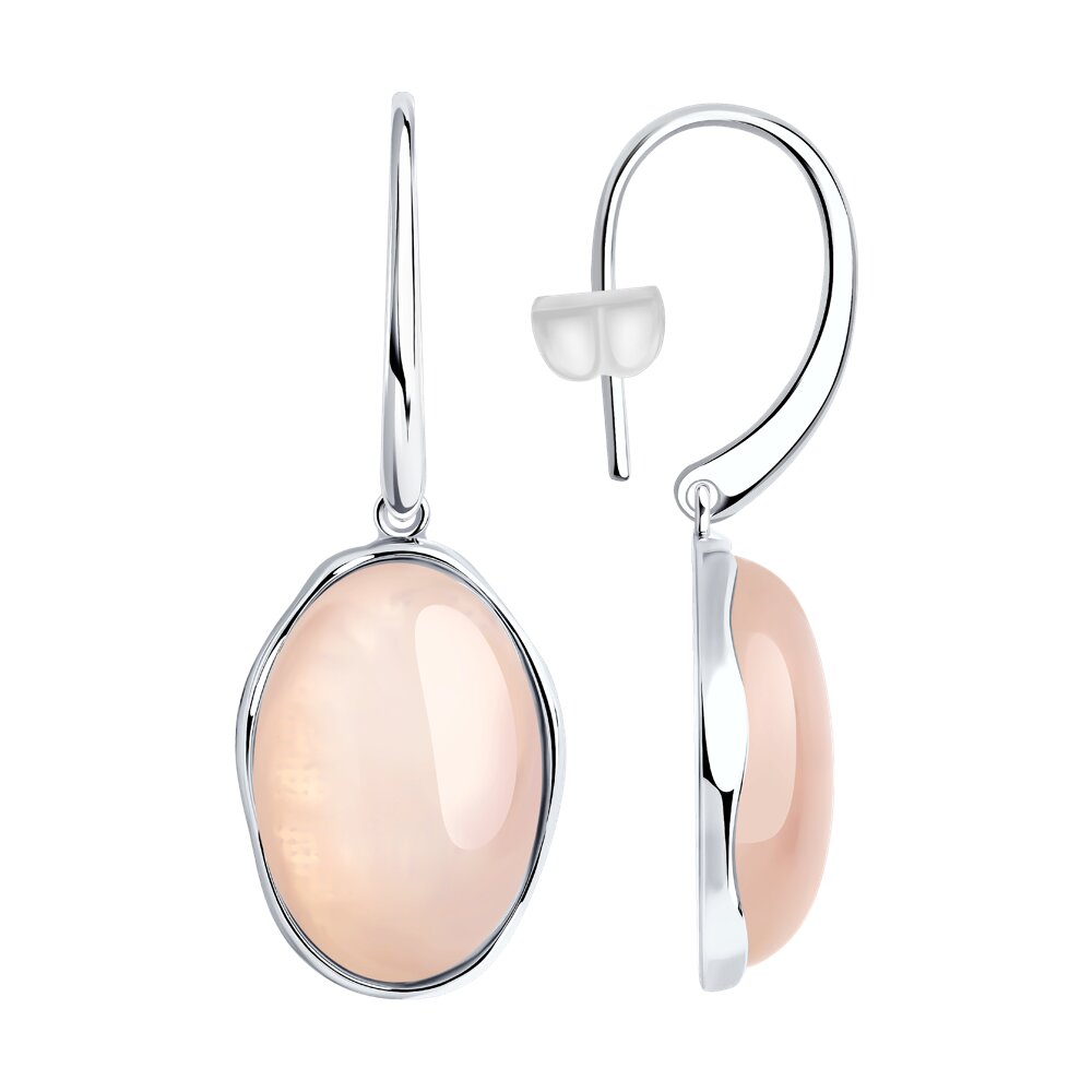 

Серьги из серебра с кварцем SOKOLOV 83020304, 83020304