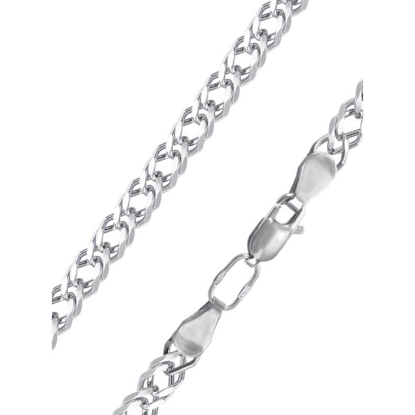 

Цепочка из серебра 55 см Ювелирный завод Титан ЦР270СА6гР-С888, ЦР270СА6гР-С888