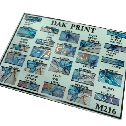 

Набор Dak Print Слайдер-дизайн №M216, 2 шт.