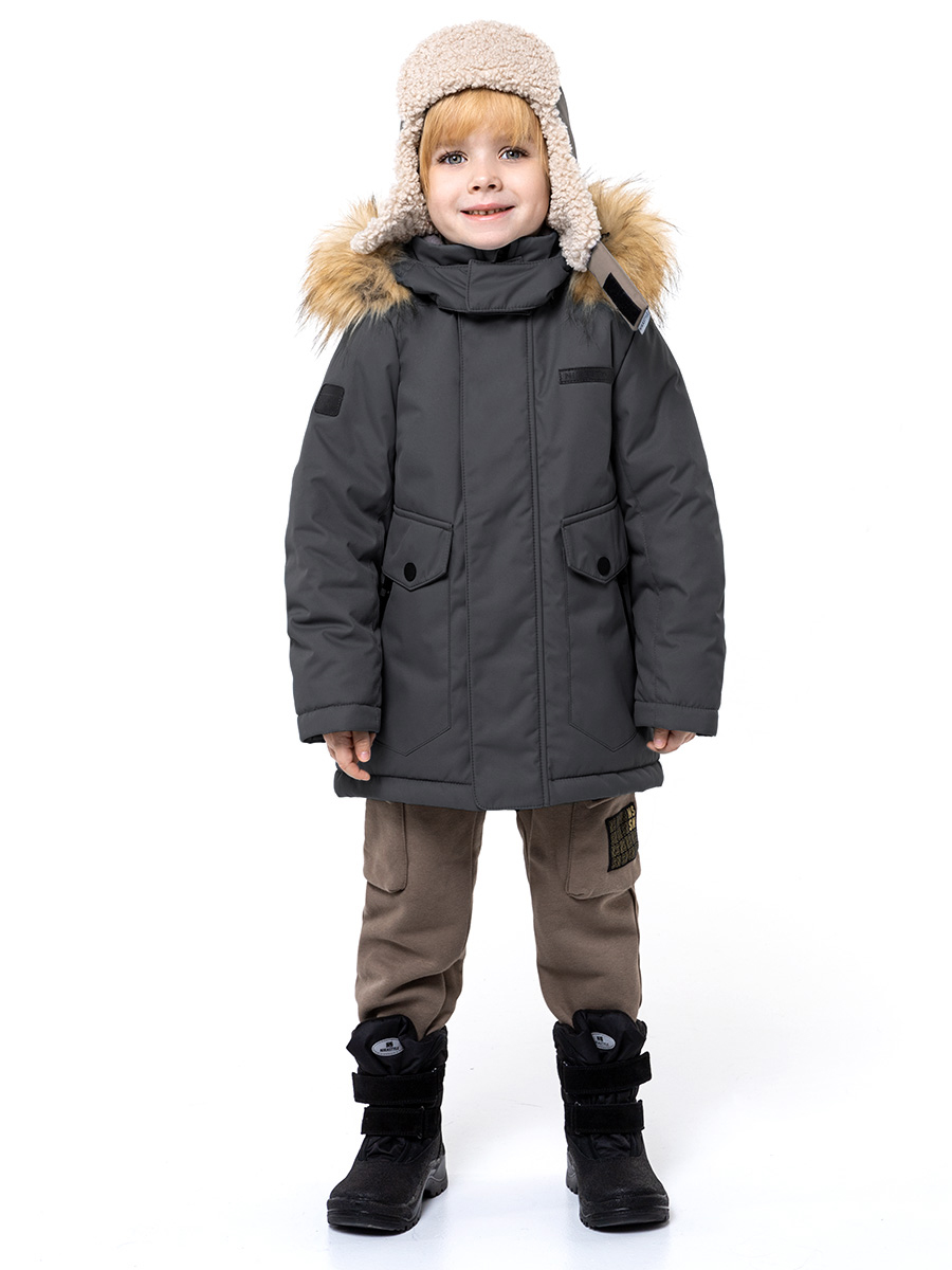 

Куртка детская NIKASTYLE 4з3324, графит, 98, Серый, 4з3324
