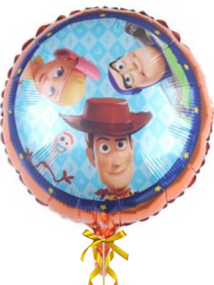 

Воздушный шар История игрушек Toy Story, фольгированнный, 40 см, 107710SMM, Желтый