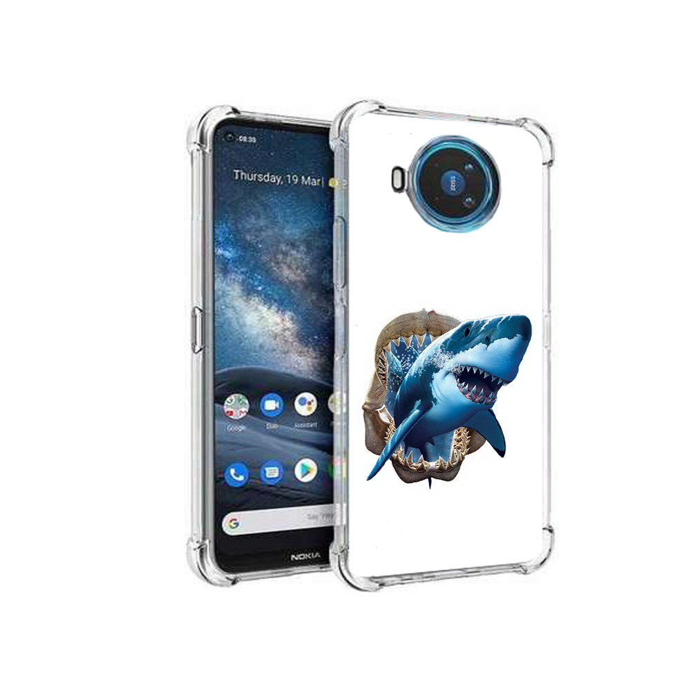 

Чехол MyPads Tocco для Nokia X100 челюсти (PT227057.109.675), Прозрачный, Tocco