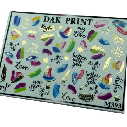 

Набор Dak Print Слайдер-дизайн №M393, 2 шт.