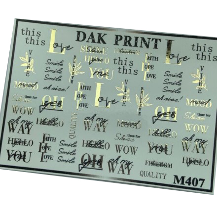 

Набор Dak Print Слайдер-дизайн №M407, 2 шт.