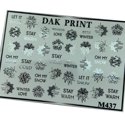 

Набор Dak Print Слайдер-дизайн №M437, 2 шт.