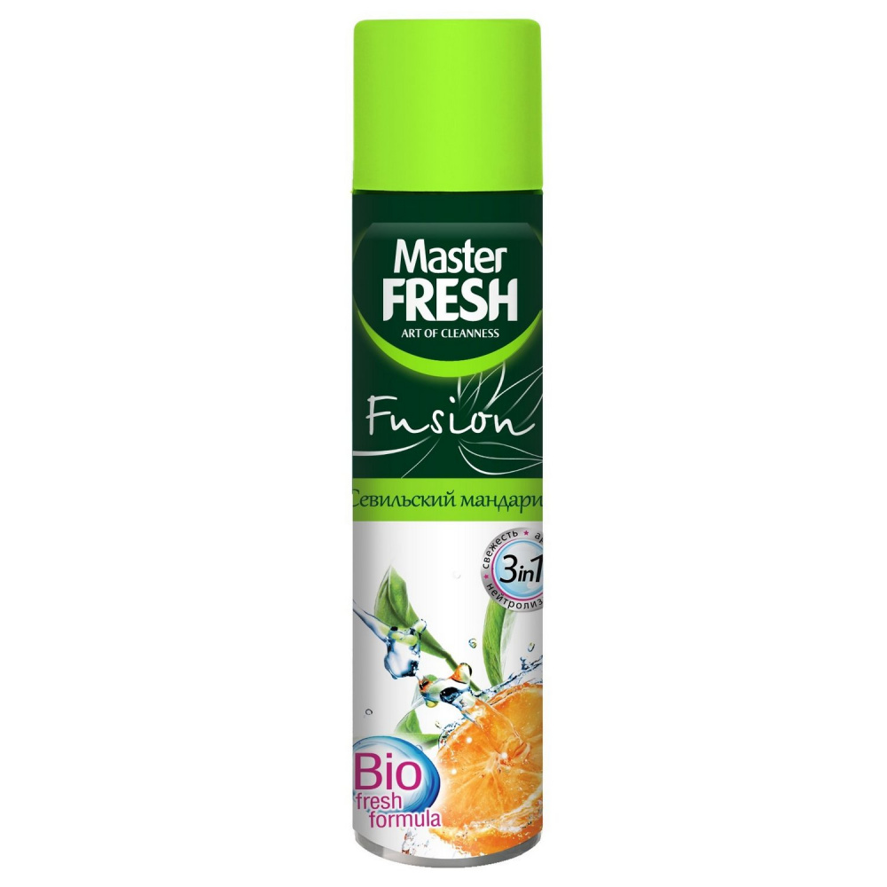

Освежитель воздуха Master Fresh "Fusion | Севильский мандарин", 300 мл, С0006