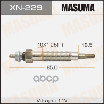 

Свеча накала MASUMA xn229
