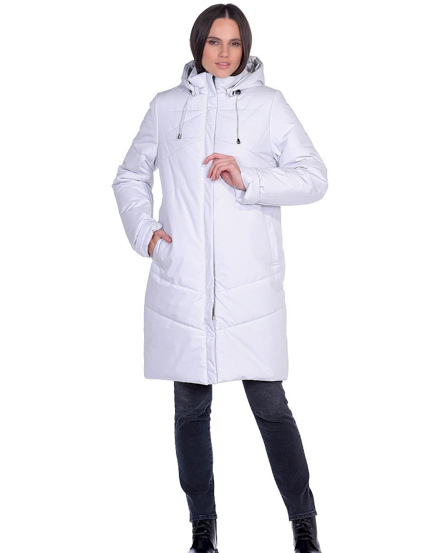 Пальто женское Maritta 24-3005-10 белое 44 EU