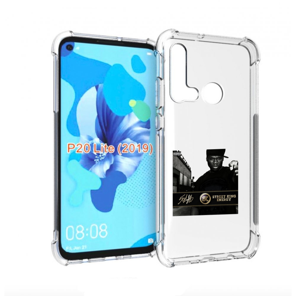 

Чехол бампер MyPads 50 Cent - Street King Energy для Huawei P20, Прозрачный, Tocco