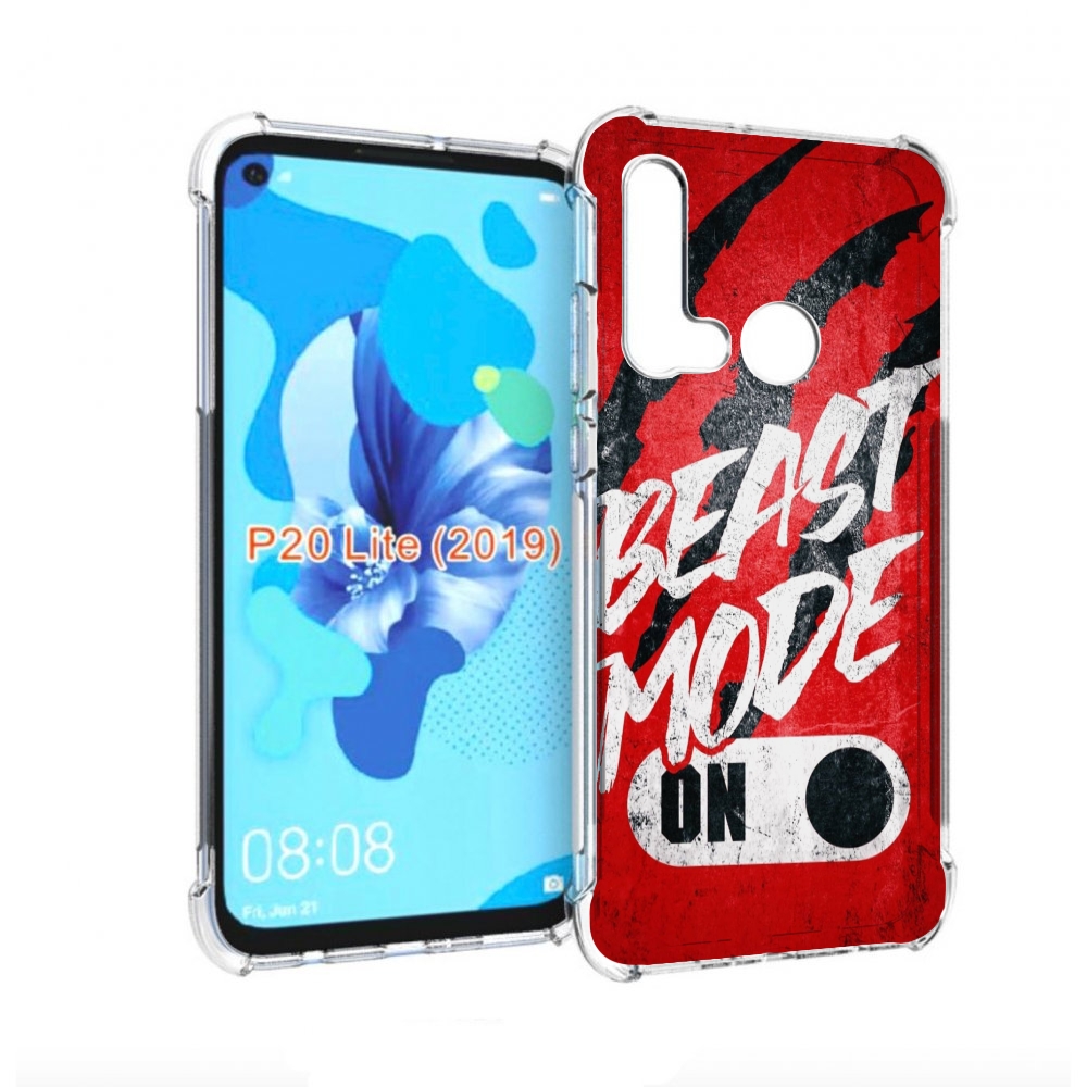 Чехол Бампер Mypads Beast Inside You Для Huawei P20 Lite (2019)