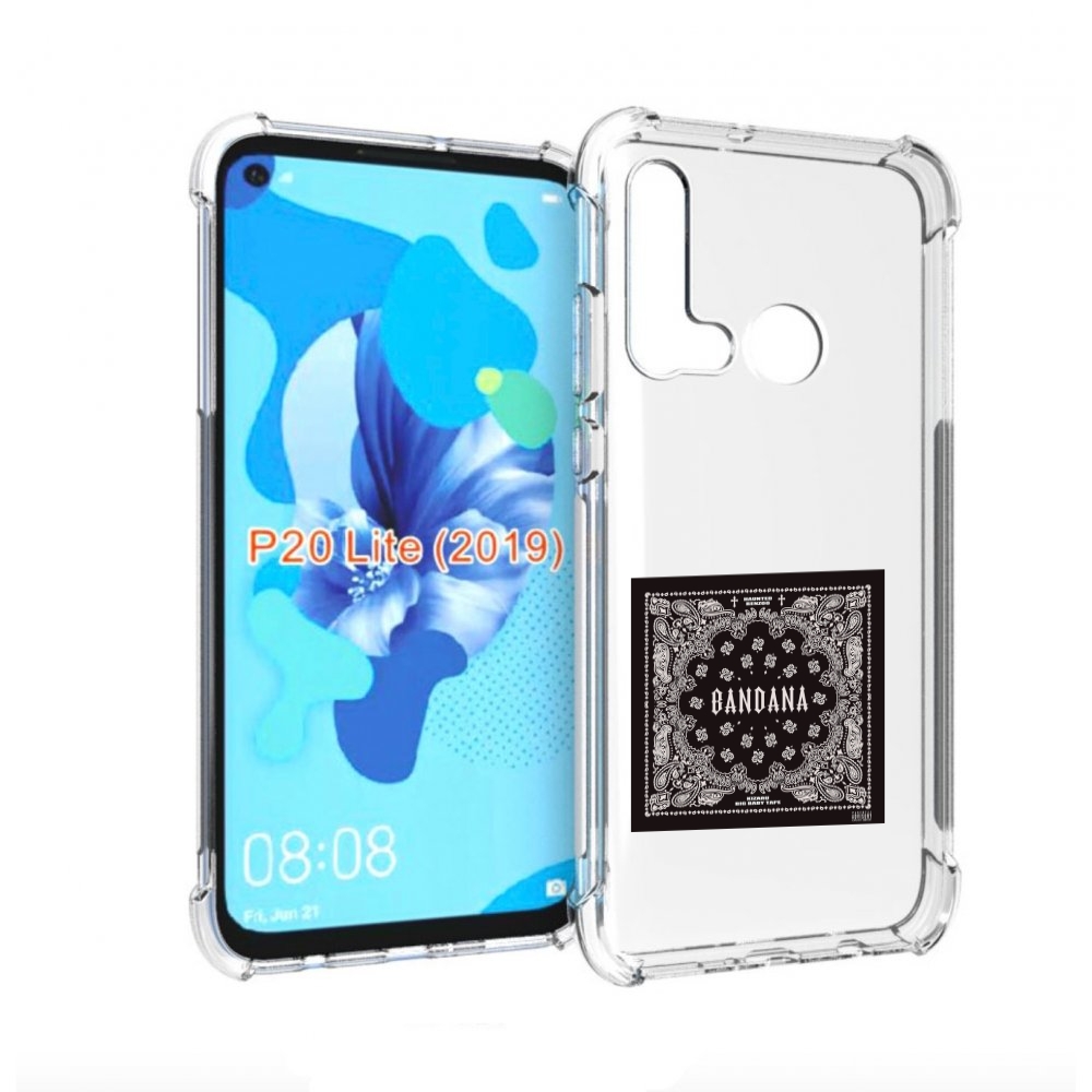 

Чехол бампер MyPads Bandana I Big Baby Tape для Huawei P20 Lite, Прозрачный, Tocco