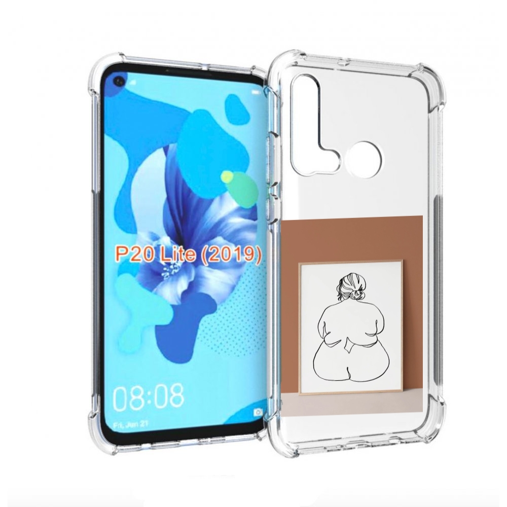 

Чехол бампер MyPads Body Positive Female Figure Line Art женский, Прозрачный, Tocco