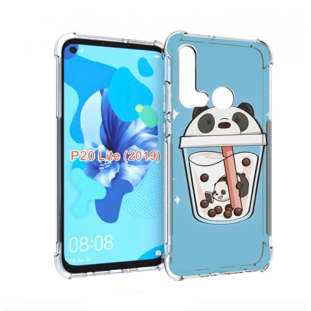 

Чехол бампер MyPads Bubble tea для Huawei P20 Lite (2019), Прозрачный, Tocco