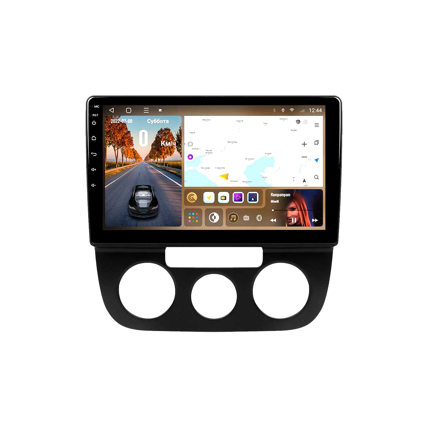 Автомагнитола CaCar TK3 VW Jetta 5 05-10 2835100₽