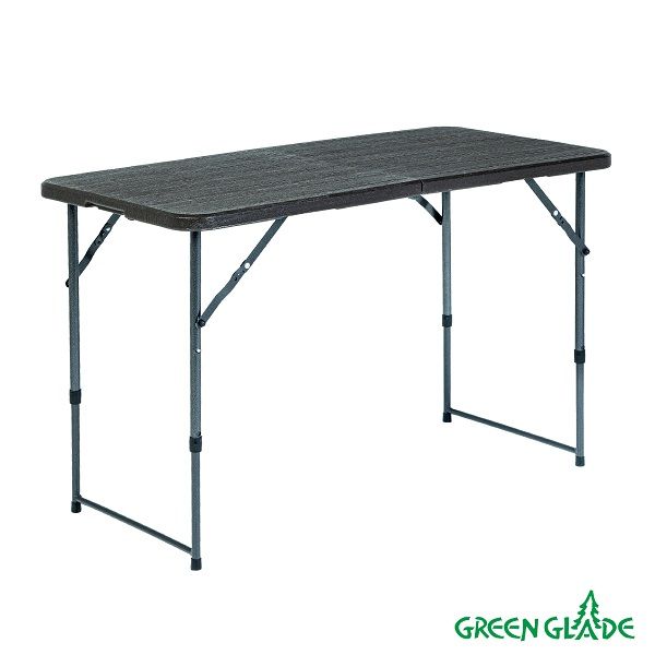 Туристический стол Green Glade коричневый 120x60 см