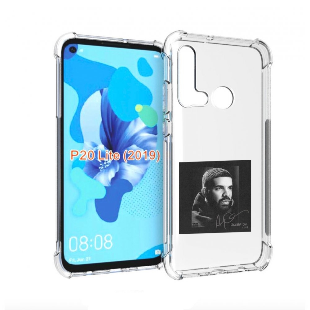 

Чехол бампер MyPads Drake - Scorpion для Huawei P20 Lite (2019), Прозрачный, Tocco