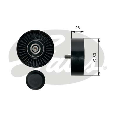 

Ролик обводной Gates t36452, Ролик обводной Gates t36452 Gates t36452