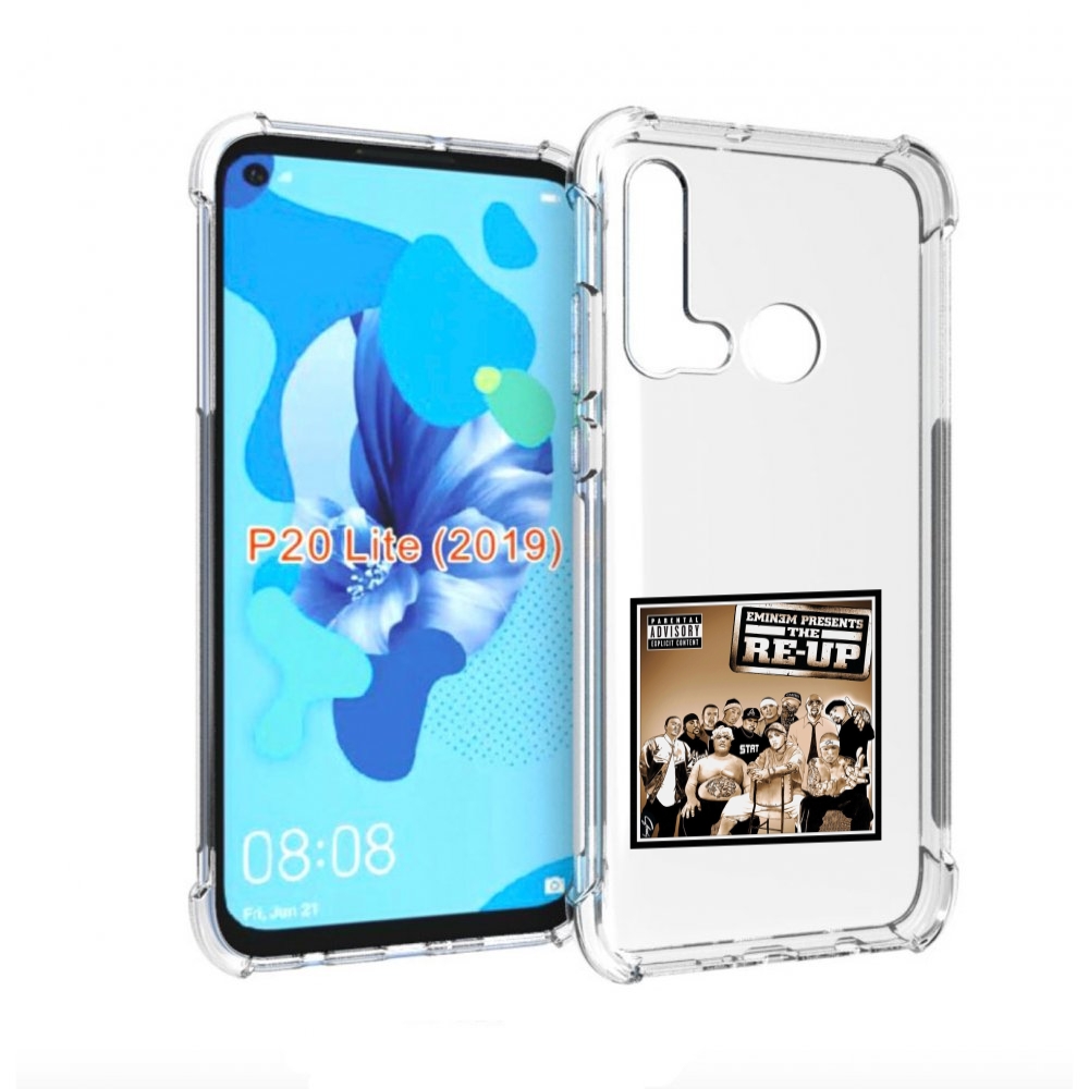 

Чехол Бампер Mypads Eminem Presents, The Re-Up Для Huawei P20 Li, Прозрачный, Tocco