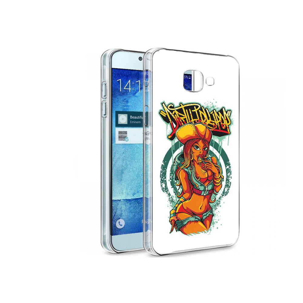 

Чехол MyPads Tocco для Samsung Galaxy A8 нарисованная девушка комикс, Tocco